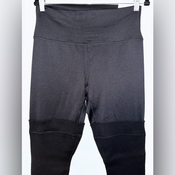 Aerie Hi-Rise Black Leggings XL | Sweater Knit Bottom | Lounge Stretch Comfy Fit - Picture 4 of 8